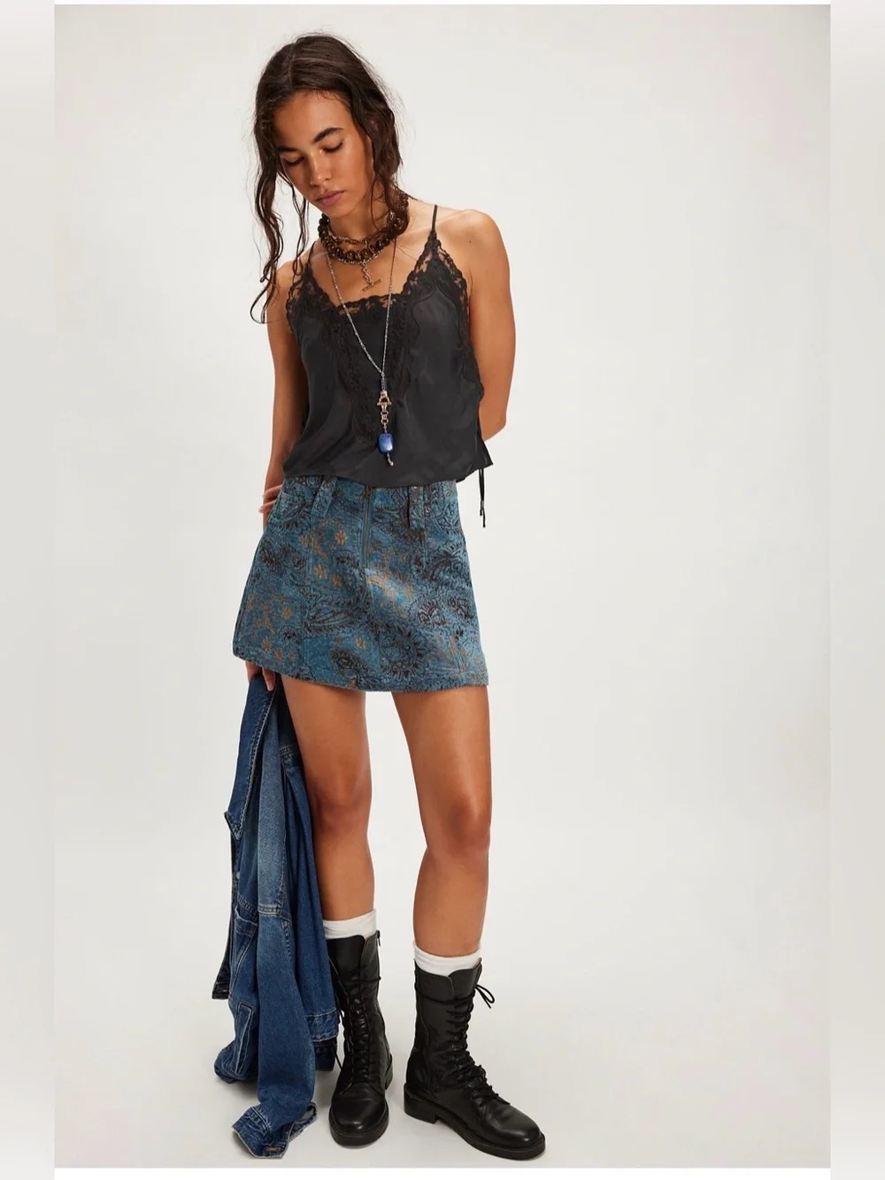 Free People Micah Mini Skirt